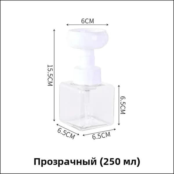 Дозатор для жидкого мыла механический 250 мл, 1 шт