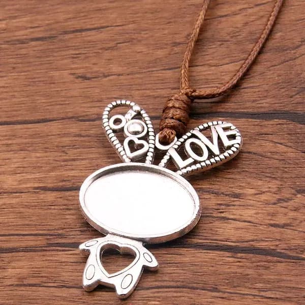 1PCS Нижняя опора серебряного ожерелья 18*25 мм