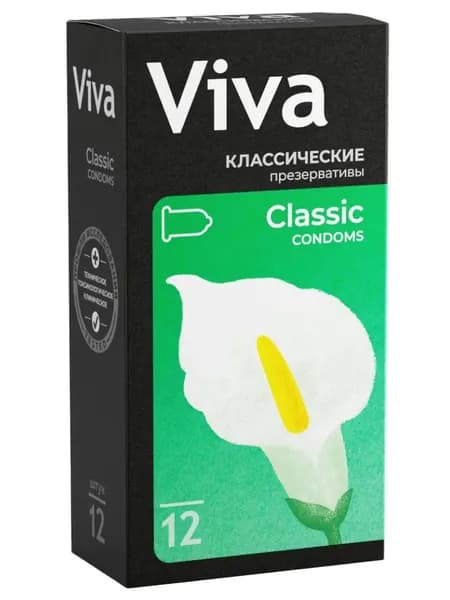 Презервативы VIVA (ВИВА) Классические12 штук