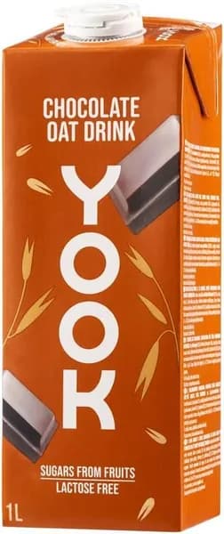 YOOK Овсяный напиток шоколадный 1л, Финляндия