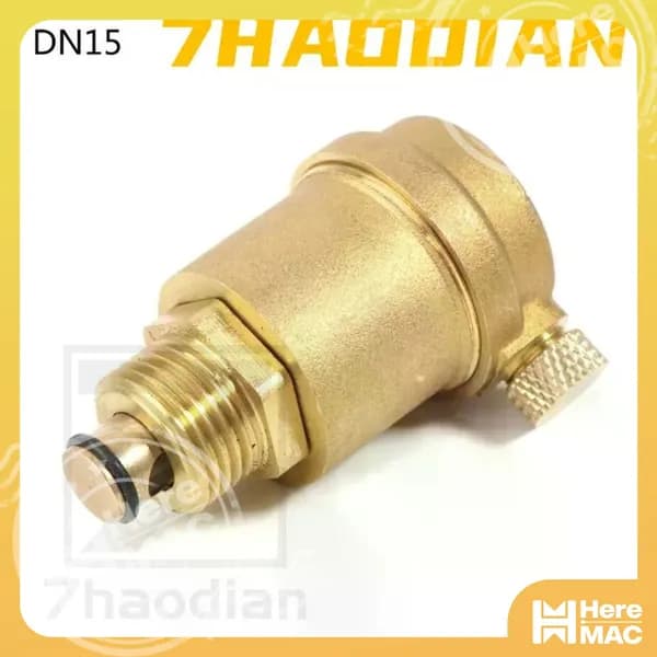 20mm,Латунный автоматический односторонний выпускной клапан, 1шт, DN15, DN20, DN25 HEREMAC