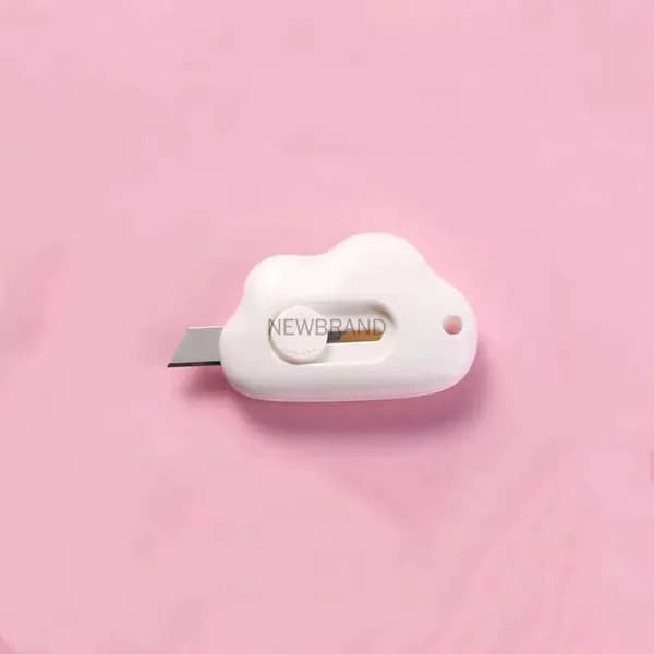 1 шт. Mini Pocket Cloud Art многофункциональный нож для резки бумаги, упаковки, сменным лезвием, канцелярский инструмент.