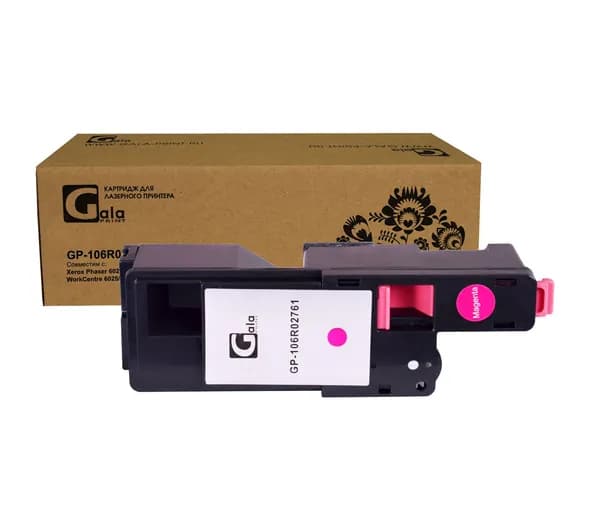 Картридж GalaPrint 106R02761 для принтеров Xerox Phaser 6020/6022/WorkCentre 6025/6027/6020BI/6022NI/6025BI/6027NI 1000 копий лазерный, совместимый, цвет пурпурный