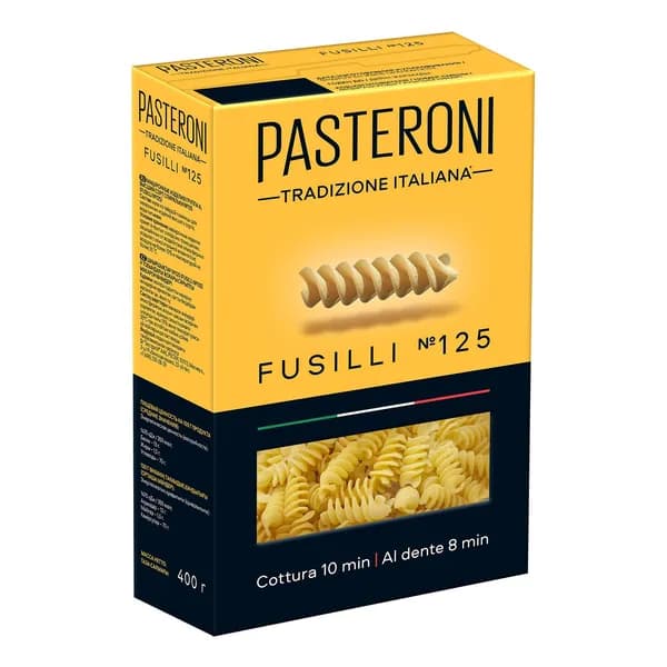 Макаронные изделия Pasteroni Спиральки No 125 400 г