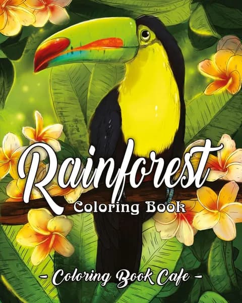 Раскраска Антистре Тропический Лес (Rainforest), А5