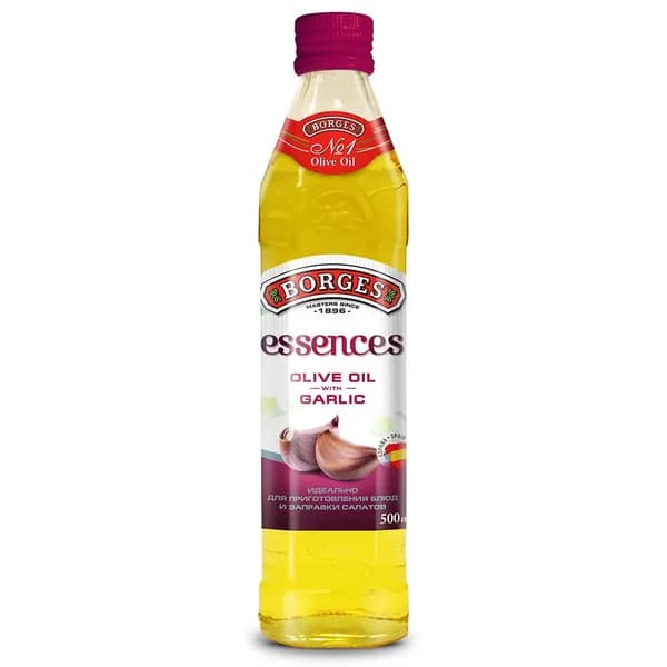 Оливковое масло Borges Essences с чесноком, 500 мл