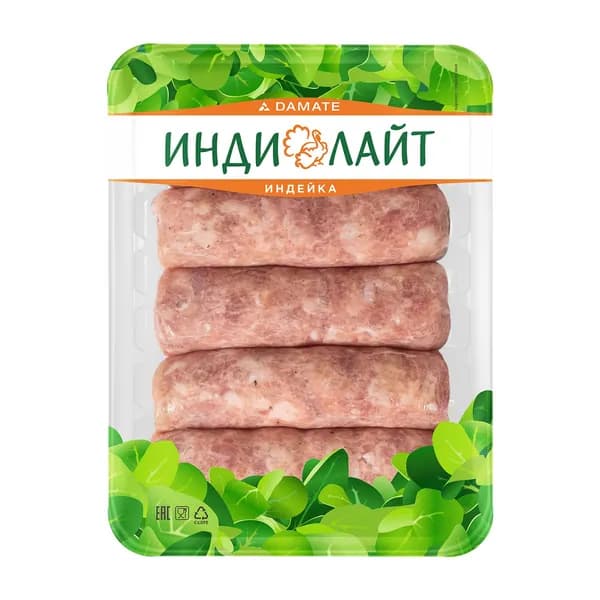 Купаты из индейки Боярские 500 г, Индилайт, охлажденные