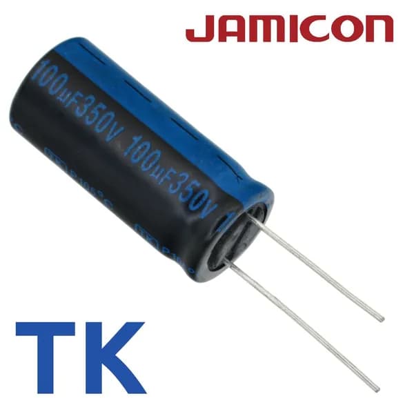 100мкФ 350В / TK / 16x36 / 105 С / конденсатор электролитический (1шт)