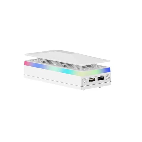 Вентилятор охлаждения для Xbox Series S с подсветкой, тремя скоростями и двумя USB-портами