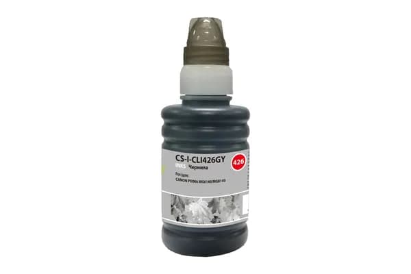 Чернила Cactus CS-I-CLI426GY серый 100мл для Canon Pixma MG5140/5240/6140/8140/MX884