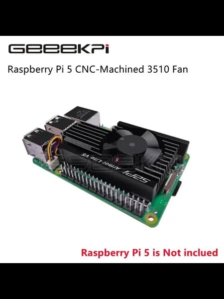 Raspberry Pi 5, радиатор с ЧПУ для Raspberry Pi 5, о