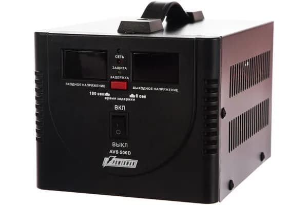 Стабилизатор напряжения Powerman AVS 500 D Black (6015735)