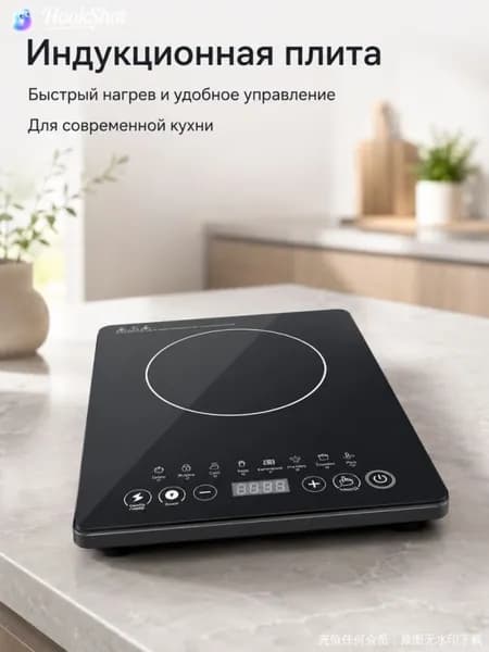 Электрическая настольная плита DCL001, черный матовый
