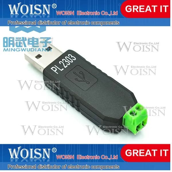 1шт USB to 485 converter USB to RS485 CH340 PL2303 FT232RL to RS485 module Тип опции доставки: PL2303 to RS485 module