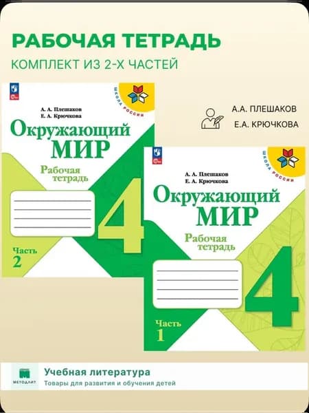 Окружающий мир 4 класс рабочая тетрадь Плешаков