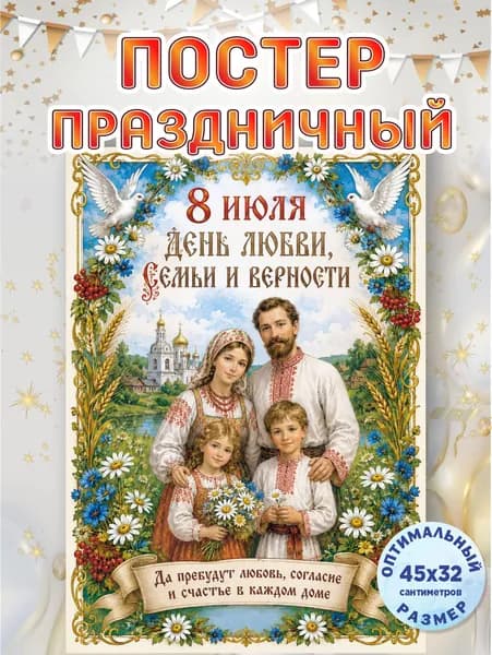 Постер ко Дню Семь, Любви и Верности