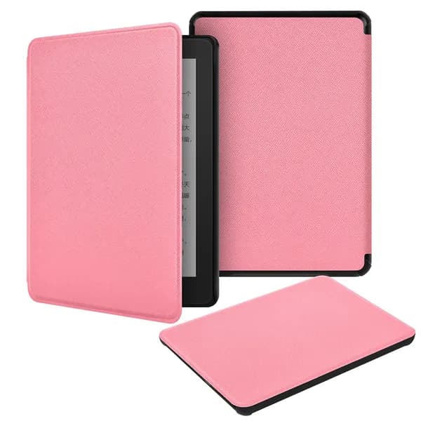 Чехол для Kindle Paperwhite 12-го поколения 2024 года и Kindle Colorsoft Signature Edition, розовый, магнитный