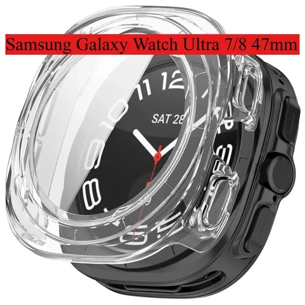Полный защитный чехол для ПК совместимые Samsung Galaxy Watch 7/8 Ultra 47mm
