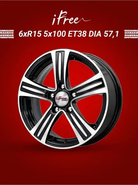 iFree S.U. Колесный диск Литой 15x6" PCD5х100 ET38 D57.1