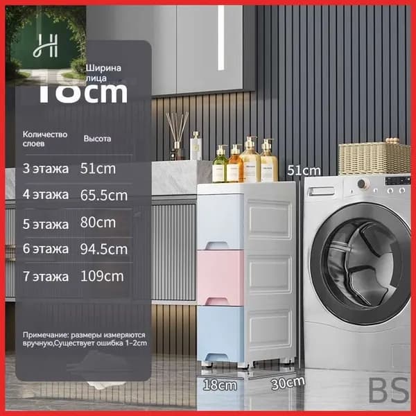 Тумба для ванной,, 18х30х51 см