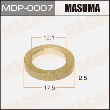 Шайба пламягасящая латунь 12.1х17.5х2.5