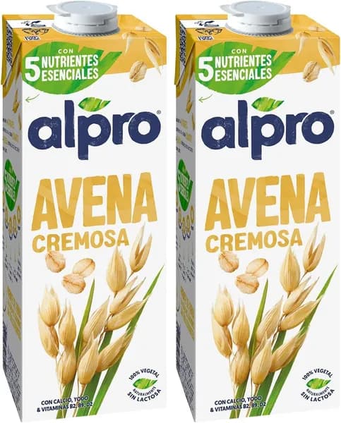 Овсяный напиток Alpro Avena Cremosa растительный 1 л х 2 шт
