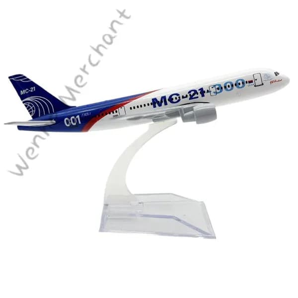 Модель российского MC-21 самолета