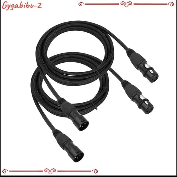 Кабели XLR, гибкие и прочные, для микрофонов и активных колонок