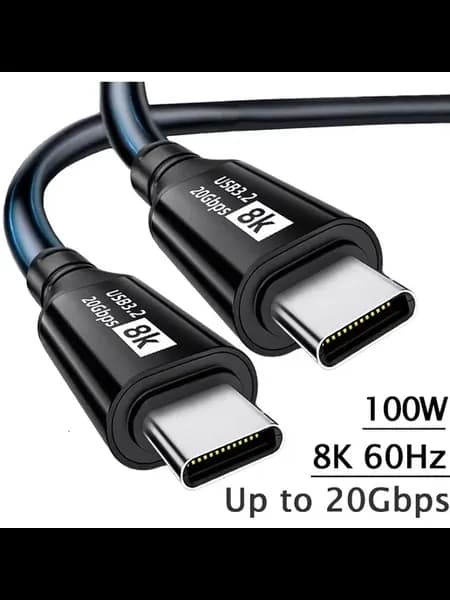 USB Type-C кабель 2 м, черный