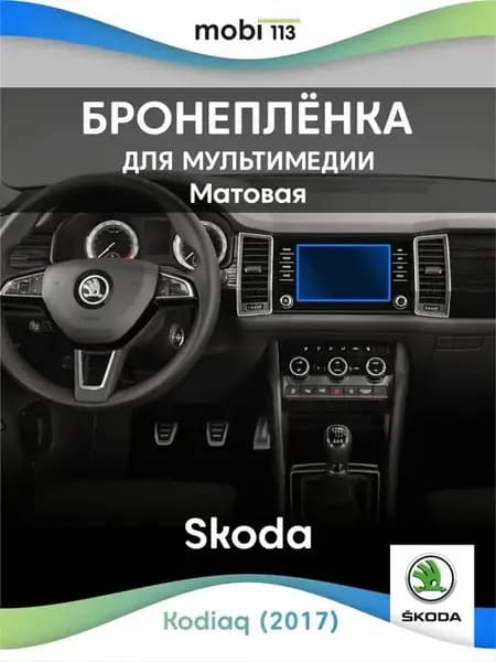Защитная плёнка на мультимедиа Skoda Kodiaq (2017)