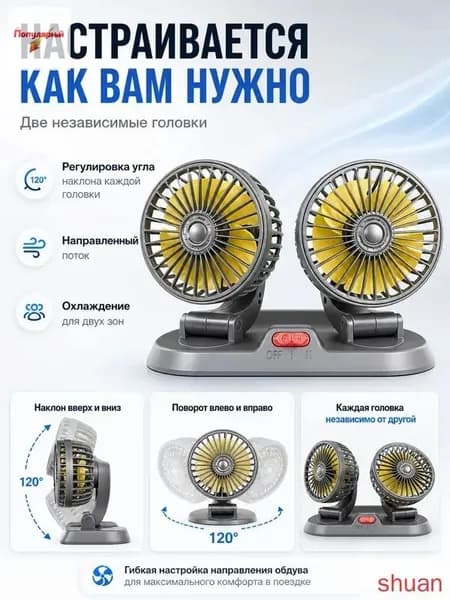 Вентилятор автомобильный, арт. I500376294A1