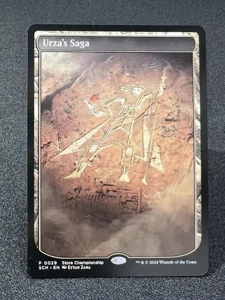 Уникальные карты MTG: Urza's Saga, Vampiric Tutor, Verdant Catacombs Extended Art, Box Topper + Защитный чехол!