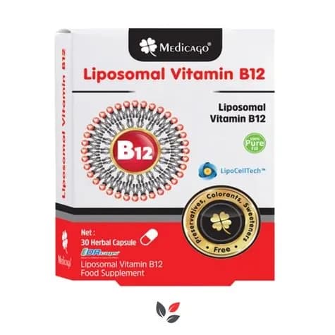 Medicago Липосомальный витамин B12 30 капсул