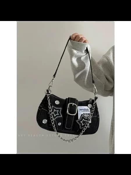 Сумка подмышечная Star Denim New Fashion Crescent Canvas