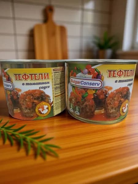 Тефтели BulgarConserv в т/с 540 гр 2 шт.
