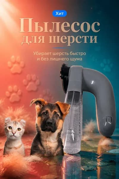 Пылесос для шерсти животных, ручной пылесос для дома и питомцев, для уборки шерсти, купить недорого со скидкой