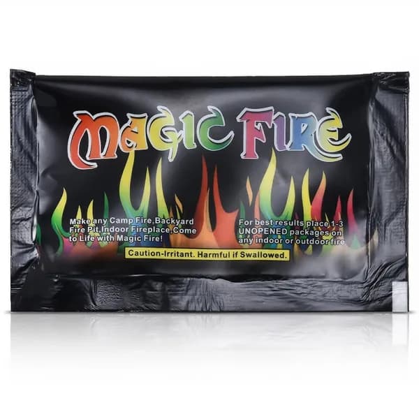 Красящий порошок Magic Fire Flame зеленый 30 гр., набор для костра, магический огонь для кемпинга на открытом воздухе