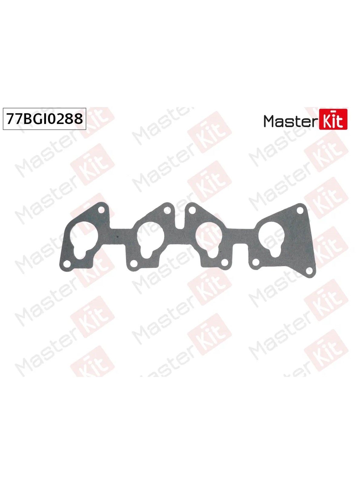 Пpокладка впускного коллектоpа Renault SANDERO/STEPWAY II (B8_) K7M 710, K7M 812, MASTERKIT 77BGI0288