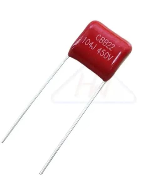 10 шт Пленочный конденсатор CBB22 450V 104J 0.1UF (0,1мкФ-400 вольт), 5%, Расстояние между штифтами 10мм