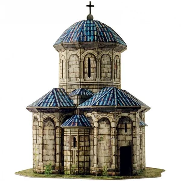 Сборная модель Умная Бумага "Церковь Кветера", картон, масштаб 1:87