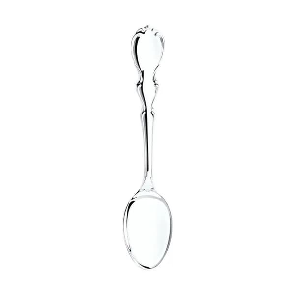 Подарочный сувенир-ложка кофейная из серебра Victorian DIAMANT-ONLINE 925 пробы