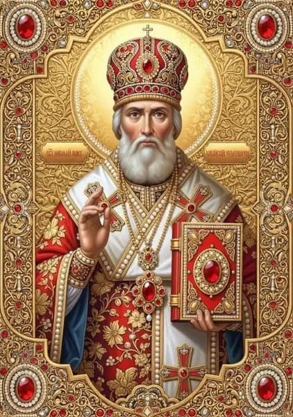 Амулет карманный талисман с молитвой и иконой на здоровье и исцеление
