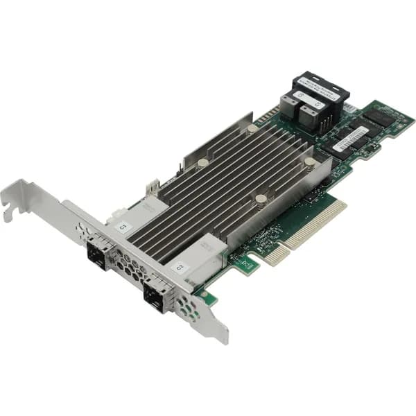 Broadcom Сетевое оборудование 05 - 50031 - 00 Плата контроллера LSI MegaRAID SAS9480 - 8i8e PCI - E 3.1 x8, LP SGL SAS 12G, RAID 0, 1, 5, 6, 10, 50, 60, 16port 05 - 50031 - 00
