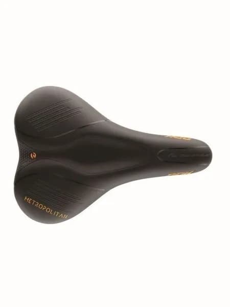 Седло Gel и Memory Foam велосипедное мужское DDK D-5346SD, 271x180мм для города/МТБ с эластомерными пружинами