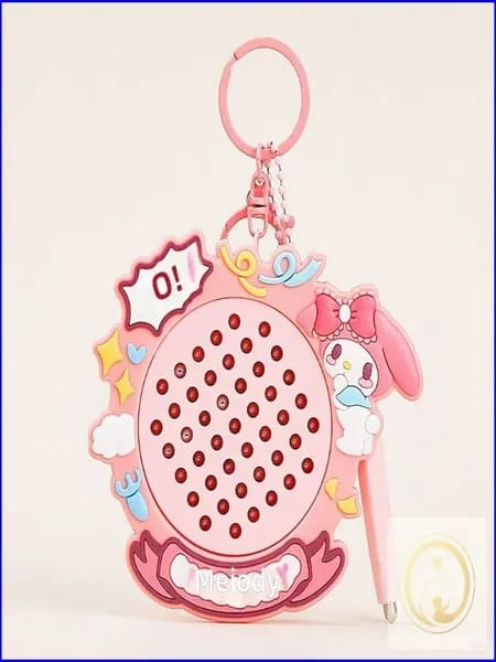 Магнитная доска-брелок Sanrio с шариками, Мелоди, розовая