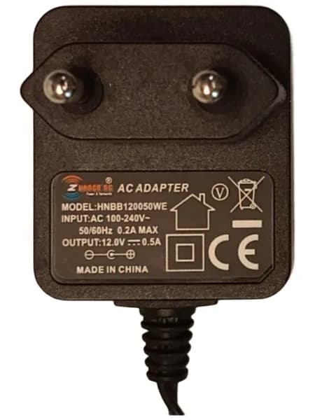 Блок питания 12 Вольт 0,5 Ампер 6 Ватт штекер 5,1*2,1 мм (12V 0,5A 6W)