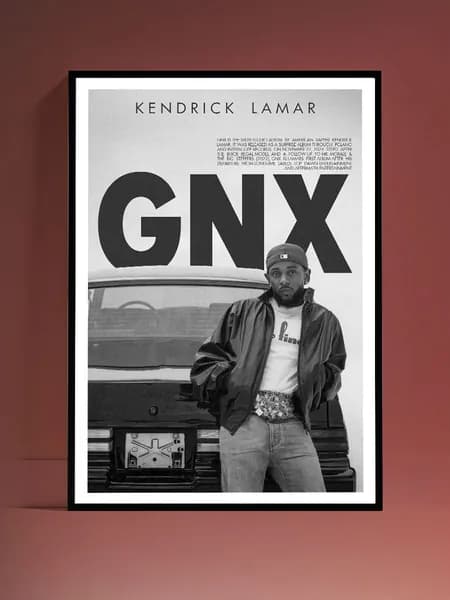 Постер на стену Kendrick Lamar без рамы (29,7х42см)
