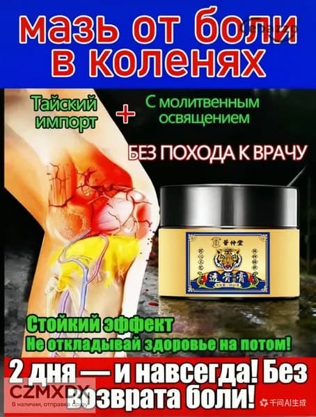 мазь от боли в коленях 50 г