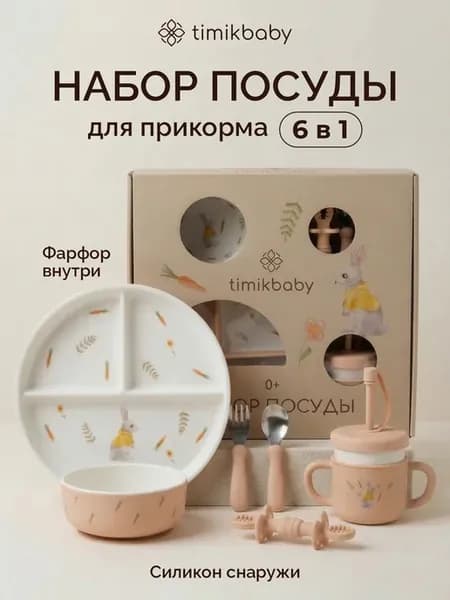 Набор детской посуды для кормления