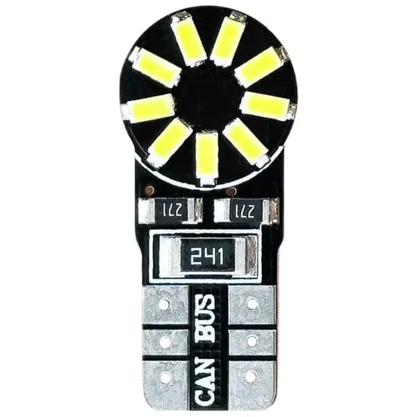Комплект светодиодных габаритных ламп для автомобиля MYX T10 18SMD 12V цена за 2шт.